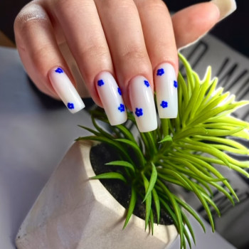 Маникюр лето весна на длинные ногти, фото - Мастер маникюра Oksana Radchenko