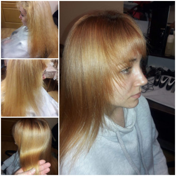 Покраска волос ,лечение ,стрижка
