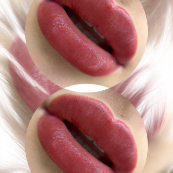 Перманент губ Після процедури