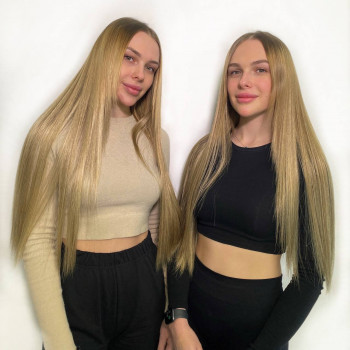 Афронарощування для близняшок