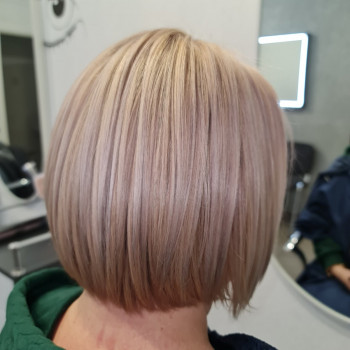 Блонд клубничный, фото - Парикмахер Анна Сычевская