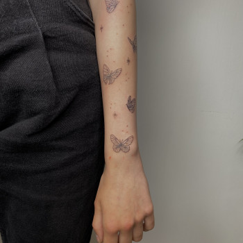 метелик, тату метелик