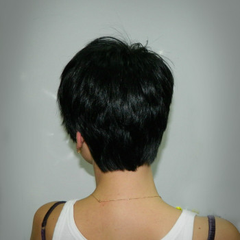 Стрижка Пикси, Асимметрия