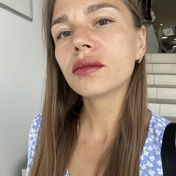 Загоєний перманент брів, губи на другий день після процедури