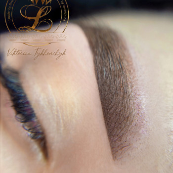 Перманент бровей перманентный макияж, фото - Бровист Виктория Тихончик