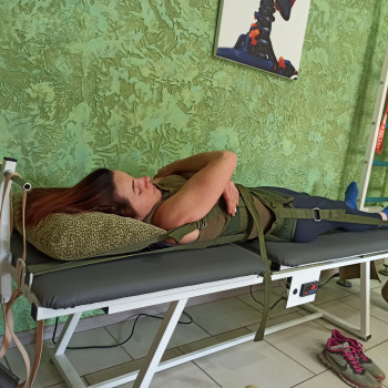 Вытяжение поясничного + грудного отдела