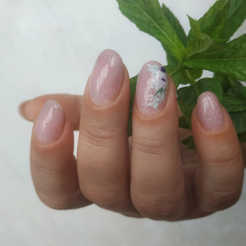 Маникюр на короткие ногти нежный розовый, фото - Мастер маникюра Татьяна
