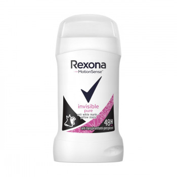 Антиперспірант-стік Rexona Invisible Pure 48H Чистий діамант, жіночий, 40 мл