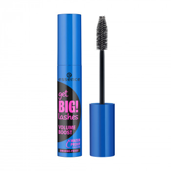 Водостійка туш для вій Essence Get Big! Lashes Volume Boost Mascara Waterproof Black, 12 мл