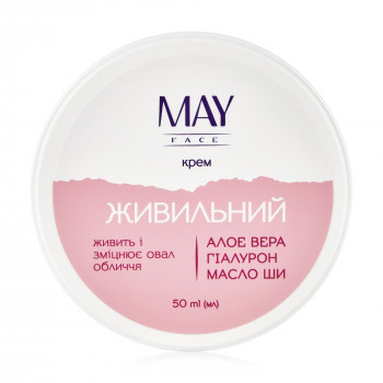 Живильний крем для обличчя MAY face, 50 мл