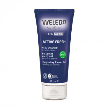 Чоловічий освіжувальний гель для душу Weleda For Men Active Shower Gel, 200 мл