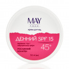 Денний крем-догляд для обличчя MAY face SPF 15, 45+, 50 мл