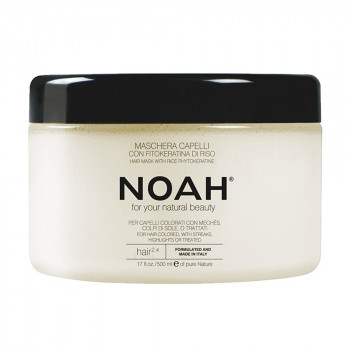 Маска NOAH Hair Mask With Rice Phytokeratine для захисту кольору волосся, 500 мл