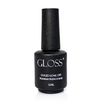 База для гель-лаку Gloss Premium French Base UV/LED Soak Off, Lilac, 11 мл