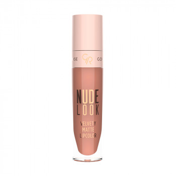 Рідка матова помада для губ Golden Rose Nude Look Velvety Matte Lipcolor 02 Peachy Nude, 5.5 мл