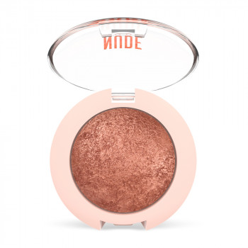Сяйливі тіні для повік Golden Rose Nude Look Pearl Baked Eyeshadow 02 Rosy Bronze, 2.5 г