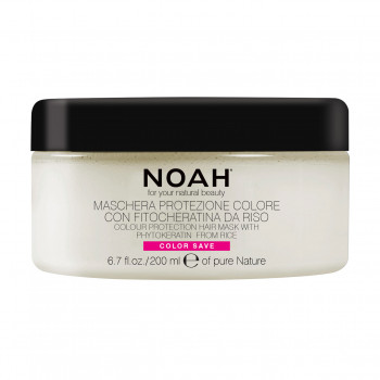 Маска Noah Colour Protection Hair Mask для фарбованого волосся з рисом та фітокератином, 200 мл