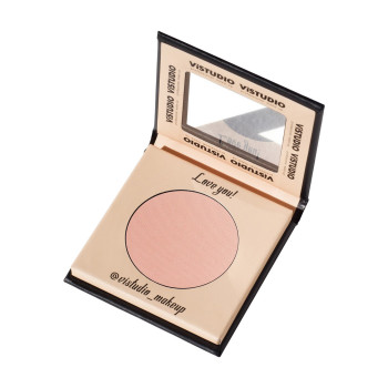 Компактні рум'яна для обличчя ViSTUDIO Compact Blush Чайна троянда, 6 г