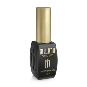 Кольорова каучукова база для гель-лаку Milano Cosmetic Foil Cover Base Gel 07, 12 мл