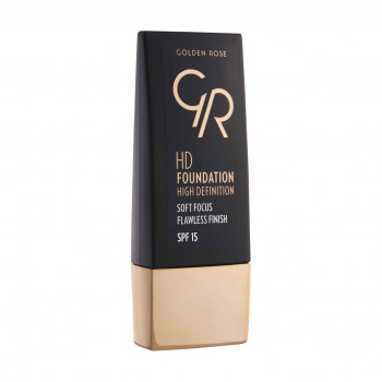 Тональний крем для обличчя Golden Rose HD Foundation High Definition SPF 15, 101 Porcelain, 30 мл
