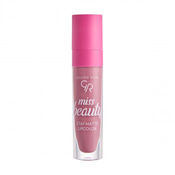 Рідка матова помада для губ Golden Rose Miss Beauty Stay Matte Lipcolor 03 Rose Wood, 5.5 мл