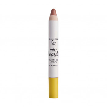 Помада-олівець для губ Golden Rose Miss Beauty Velvety Kiss Lipstick 01 True Nude, 3.5 г