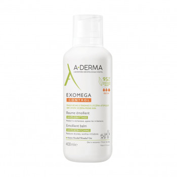 Пом'якшувальний бальзам для тіла A-Derma Exomega Control Emollient Balm Anti-Scratching, 400 мл