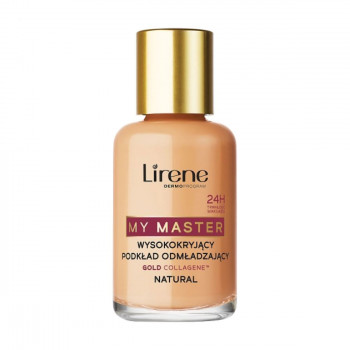 Тональна основа для обличчя Lirene My Master High Coverage Foundation, Natural, 30 мл