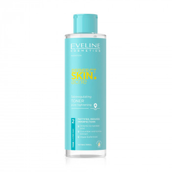 Тонік для обличчя Eveline Cosmetics Perfect Skin Acne, себорегуляція і звуження пор, 200 мл