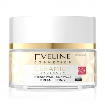 Інтенсивно живильний крем-ліфтинг для обличчя Eveline Cosmetics Ceramidy & Kolagen 60+, 50 мл