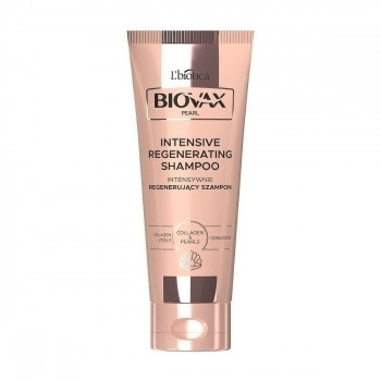Інтенсивно відновлювальний шампунь для волосся L`biotica Biovax Pearl Intensively Regenerating Shampoo, 200 мл