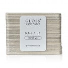 Набір одноразових пилок для нігтів Gloss 80/100 гритів, 50 шт