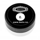 Гель-фарба для нігтів KOTO 6 Червона, 5 мл