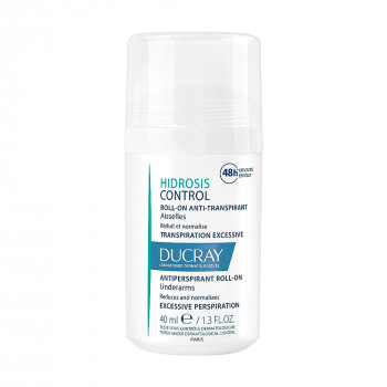 Кульковий антиперспірант Ducray Hidrosis Control Roll-On Anti-Transpirant унісекс, 40 мл