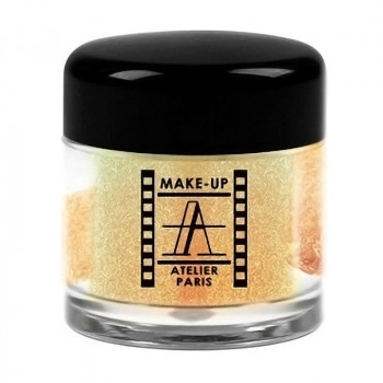 Розсипчаста перламутрова пудра для повік Make-Up Atelier Paris Pearl Powder PP43 Reflecks Green Gold, 4 г