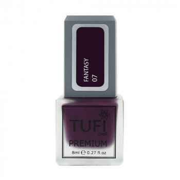 Декоративний лак для нігтів Tufi Profi Premium Fantasy, 07 Баклажан, 8 мл