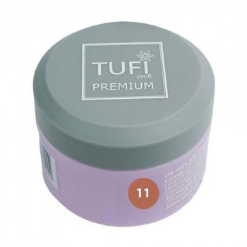 Гель для нарощування нігтів Tufi Profi Premium Builder UV Gel 11 Apricot, 15 г