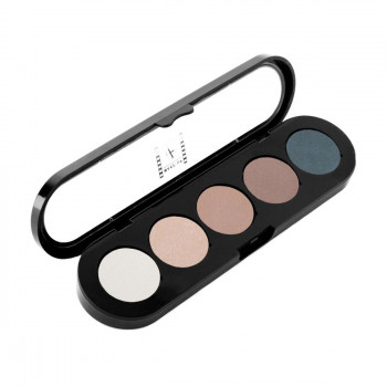 Палетка тіней для повік Make-Up Atelier Paris 5 кольорів, T01 Nude, 12 г