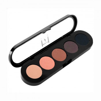 Палетка тіней для повік Make-Up Atelier Paris 5 кольорів, T02 Burnt Umber, 12 г