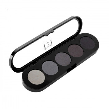 Палетка тіней для повік Make-Up Atelier Paris 5 кольорів, Т24 Urban Grey, 12 г