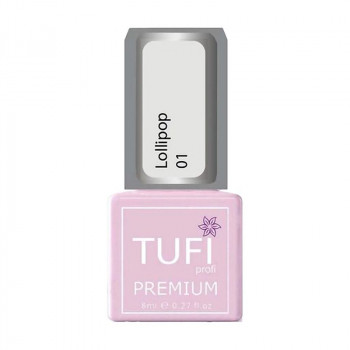 Гель-лак для нігтів Tufi profi Premium Lollipop 01 Ваніль, 8 мл