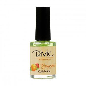Олія для кутикули Divia Cuticle Oil Грейпфрут, 14 мл