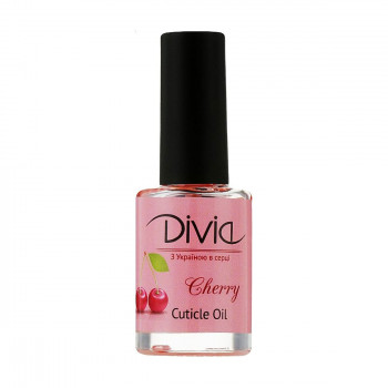Олія для кутикули Divia Cuticle Oil Вишня, 11 мл