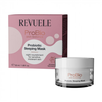 Маска для обличчя Revuele Probio Skin Balance Probiotic Sleeping Mask з пробіотиками, 50 мл