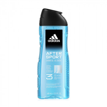 Гель для тіла, волосся та обличчя Adidas After Sport Shower Gel 3 in 1 чоловічий, 400 мл
