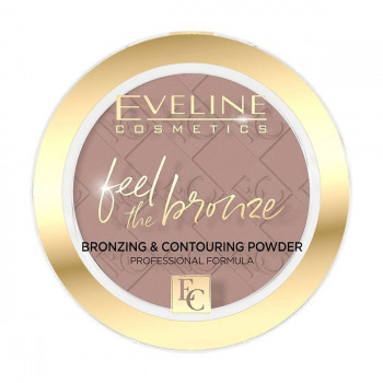 Бронзувальна пудра для обличчя Eveline Cosmetics Feel The Bronze, 01 Milky Way, 4 г
