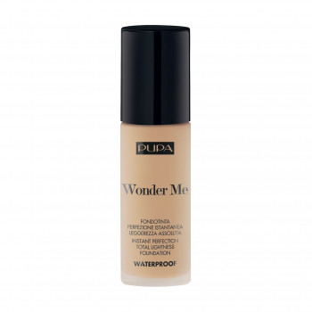 Водостійка тональна основа для обличчя Pupa Waterproof Wonder Me Fluid Foundation, 035 Medium Sand, 30 мл