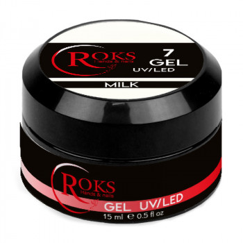 Гель для нарощування нігтів Roks Gel UV/LED No.7, 15 мл