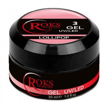 Гель для нарощування нігтів Roks Gel UV/LED No.3, 30 мл