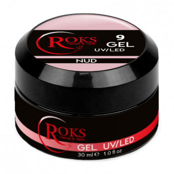 Гель для нарощування нігтів Roks Gel UV/LED No.9, 30 мл